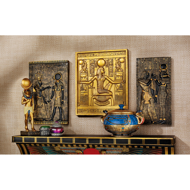 Home Accessories Design Toscano Horus Egyptian Wall Plaque AH22206